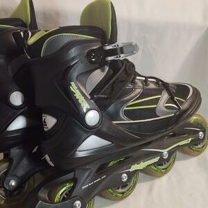 Men's Inline Skates - Black and Green